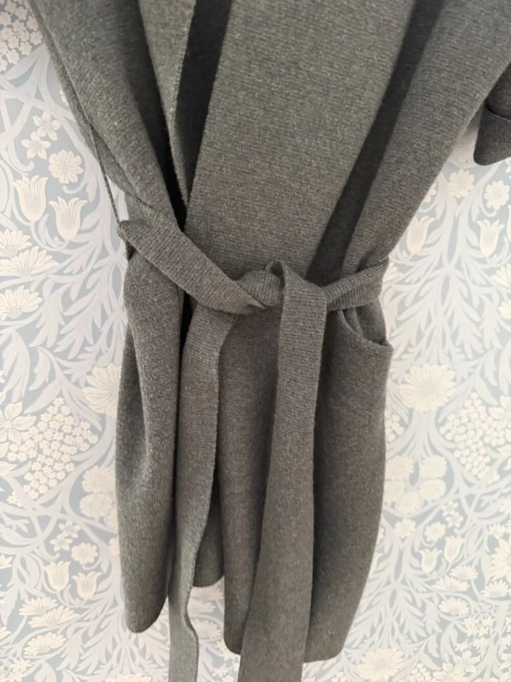Ann Mashburn Belted Merino Wool Wrap 